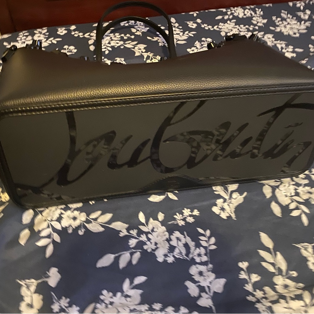 NWT Christian Louboutin Cabata Calf Leather Large Carryall & Wristlet Insert - Picture 6 of 9